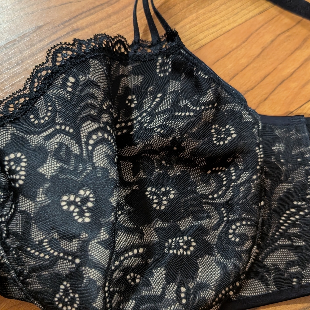 Soma Black Lace Bra